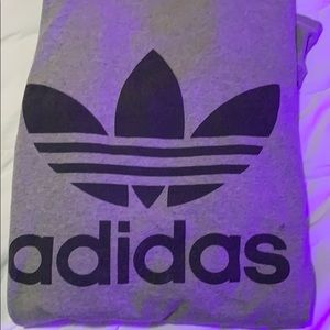 MENS XXL GREY ADIDAS SHIRT